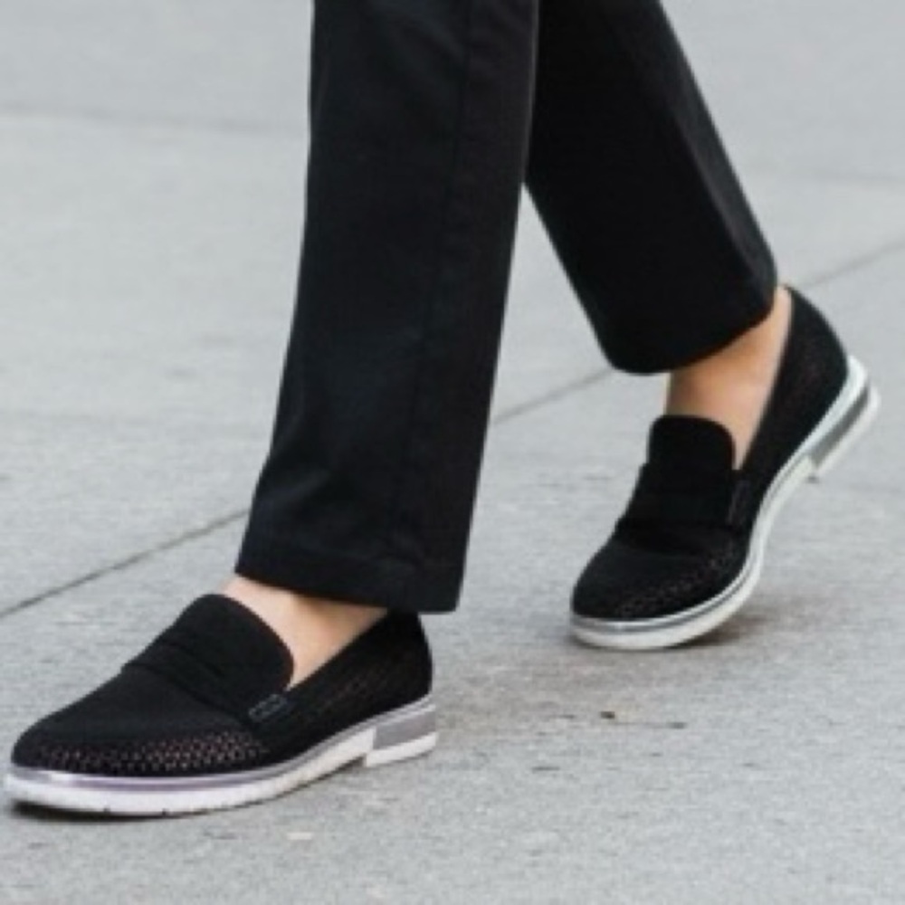 Black Suede womens Loafers EU 38.5 US 8.5 Italy comfy designer slip on luxury - Picture 3 of 16